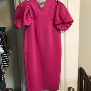ASOS Maternity Balloon Sleeve Midi Dress